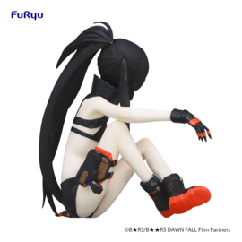 Black Rock Shooter Dawn Fall Noodle Stopper PVC Figure Black Rock Shooter 9 cm