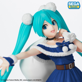 Hatsune Miku SPM PVC Figure Christmas 2020 Blue 22 cm