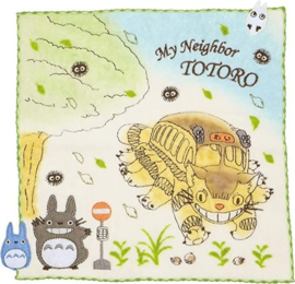 Studio Ghibli My Neighbor Totoro Mini Towel Running Catbus 25 x 25 cm