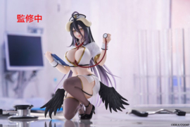 Overlord Desktop Cute PVC Figure Albedo Nurse Ver. Renewal 13 cm