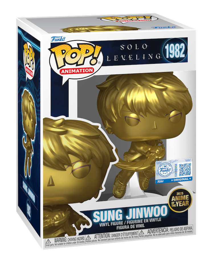 Solo Leveling Funko Pop Sung Jinwoo (Anime Of The Year) #1982 - PRE-ORDER