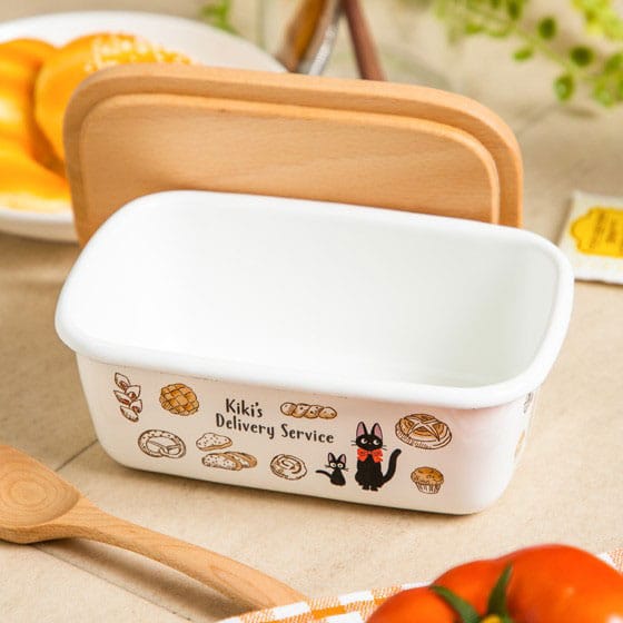 Studio Ghibli Kiki delivery's service butter dish with wooden lid Viennese pastries 500 ml