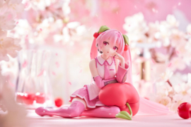 Hatsune Miku Desktop Cute PVC Figure Sakura Miku Cherry Cushion Ver. 13 cm