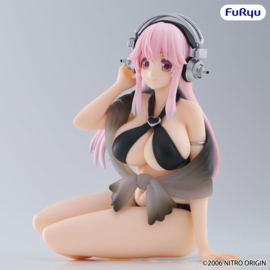 Super Sonico Noodle Stopper PVC Figure Super Sonico Swimsuit Black Color Ver. 10 cm - PRE-ORDER