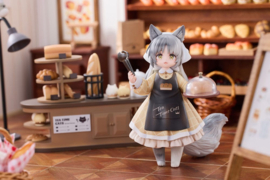 Decorated Life Collection PVC Figure Tea Time Cats - Cat Town Bakery Staff & Customer Set 12 cm