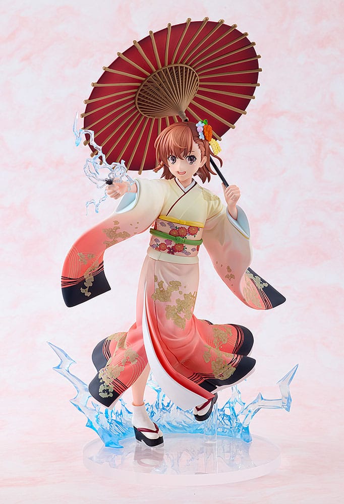 A Certain Scientific Railgun T 1/7 PVC Figure Mikoto Misaka Furisode Kimono Ver. 28 cm - PRE-ORDER