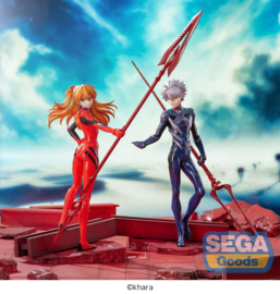 Neon Genesis Evangelion: 3.0+1.0 Thrice Upon a Time Luminasta PVC Figure Asuka Shikinami Langley x Spear of Longinus 20 cm - PRE-ORDER