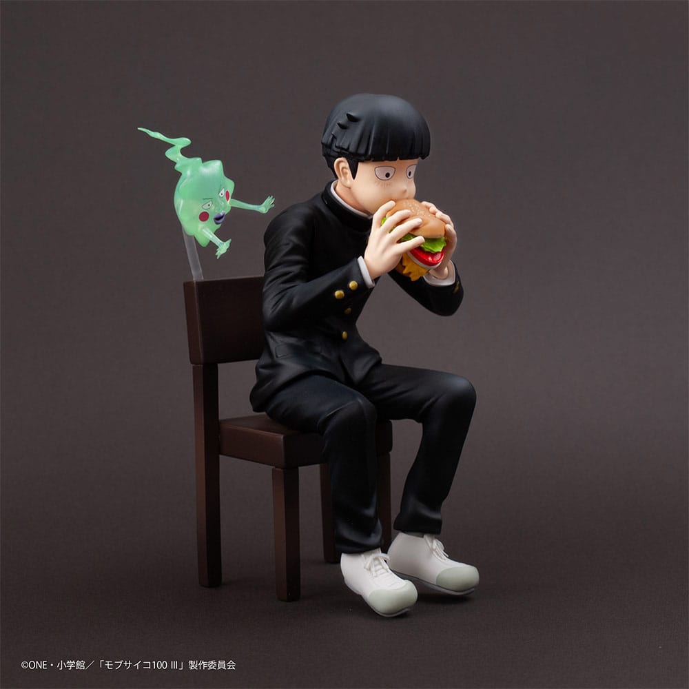Mob Psycho 100 III x Bunbougu Cafe 2022 PVC Figure Shigeo Kageyama & Ekubo 13 cm - PRE-ORDER