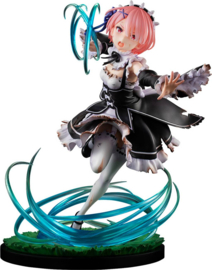 Re: Zero - Starting Life in Another World 1/7 PVC Figure Ram Battle with Roswaal Ver. 24 cm
