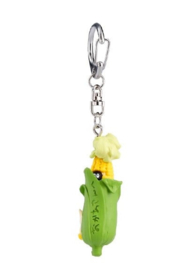 Studio Ghibli My Neighbor Totoro Keychain Soot Sprite in Corn with Totoro