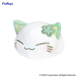 Nemuneko Cat Plush Figure Green 18 cm - PRE-ORDER