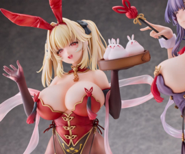 Moehime Union 1/4 PVC Figure Cheongsam Bunny Yuri & Stella 45 cm - PRE-ORDER