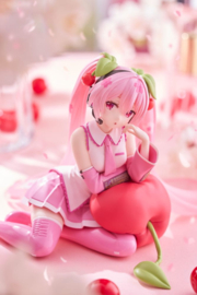 Hatsune Miku Desktop Cute PVC Figure Sakura Miku Cherry Cushion Ver. 13 cm