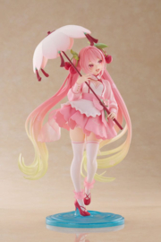 Hatsune Miku AMP PVC Figure Newley Written Sakura Miku Sakura Dress Ver. 21 cm