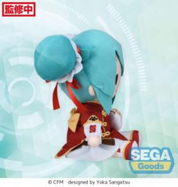 Character Vocal Series 01: Hatsune Miku Fuwa Petit Plush Figure Hatsune Miku Going Out Series Chinatown Ver. M 22 cm - PRE-ORDER
