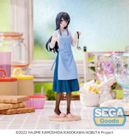 Rascal Does Not Dream of Bunny Girl Senpai Luminasta PVC Figure Mai Sakurajima Apron 14 cm