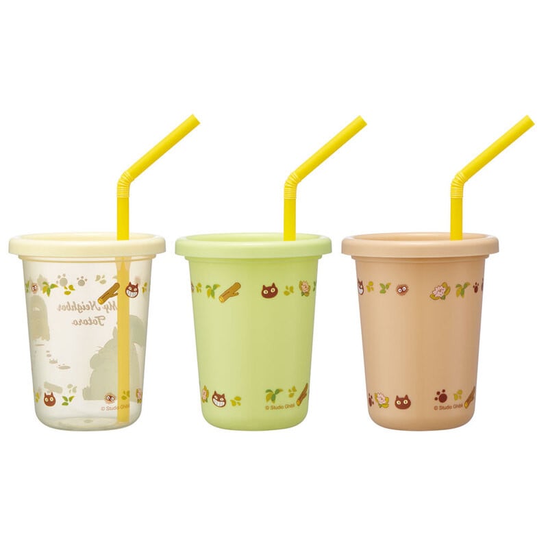 Studio Ghibli My Neighbor Totoro Cup & Straw Set 3-Set #2