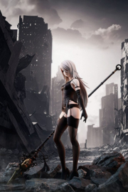 NieR:Automata Ver1.1a 1/4 PVC Figure A2 (YoRHa Type A No. 2) 44 cm - PRE-ORDER