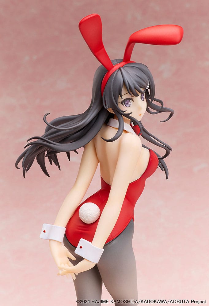 Rascal Does Not Dream of Bunny Girl Senpai 1/7 PVC Figure Mai Sakurajima Red Bunny Girl Ver. 27 cm - PRE-ORDER