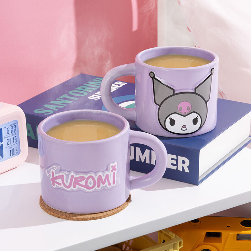 Sanrio Hello Kitty Embossed Mug Kuromi 400 ML