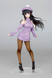 Rascal Does Not Dream of Bunny Girl Senpai PVC Figure Mai Sakurajima Knit One-piece Ver. 23 cm