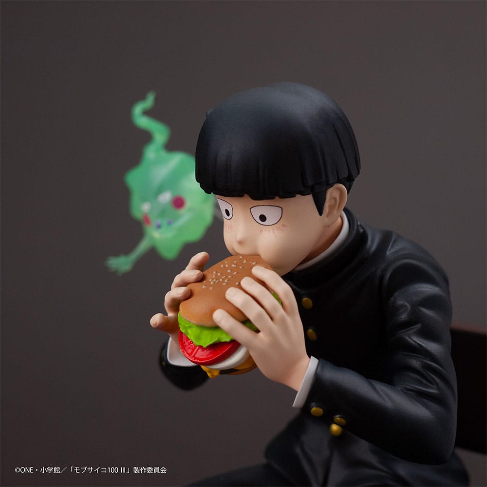 Mob Psycho 100 III x Bunbougu Cafe 2022 PVC Figure Shigeo Kageyama & Ekubo 13 cm - PRE-ORDER