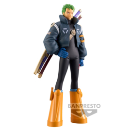 One Piece DXF The Grandline Series Egghead PVC Figure Roronoa Zoro 17 c