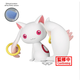 Puella Magi Madoka Magica the Movie: Rebellion Fluffy Puffy PVC Figure Kyubey 12 cm - PRE-ORDER