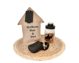 Sinterklaas Decoratie set "Welkom Sint & Piet" | 3 delig