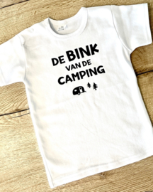 T-shirt 'De bink van de camping'