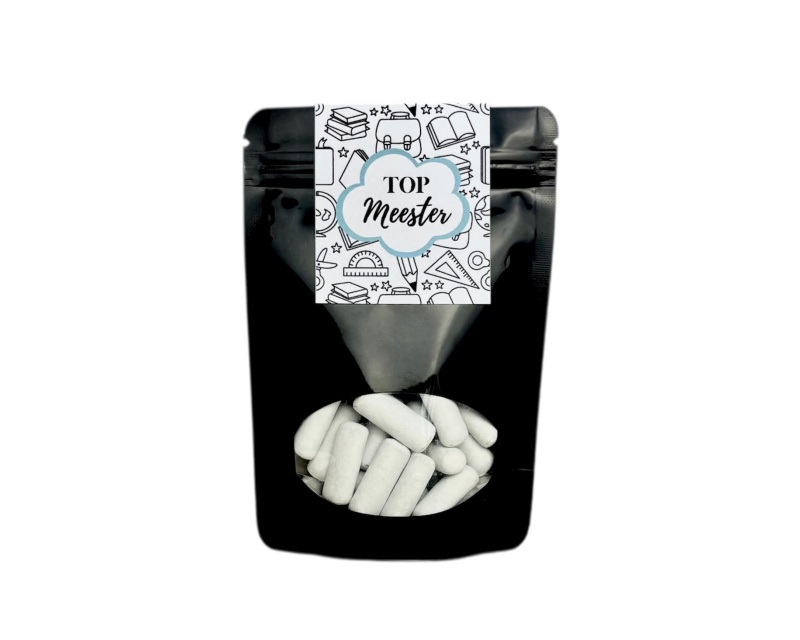 Zakje snoepkrijtjes “Top meester”