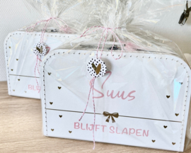 Kinderkoffertje "...blijft slapen"