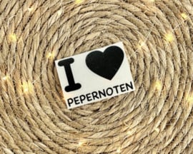 Sticker “I 🖤 Pepernoten”