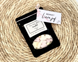 Juf cadeau | snoepzakje 'dikke knuffel'