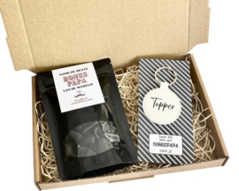 Vaderdag cadeau voor bonuspapa – Drop & sleutelhanger