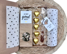 Cadeaupakket  'Jij bent goud waard' | Voor de liefste Mama/Oma