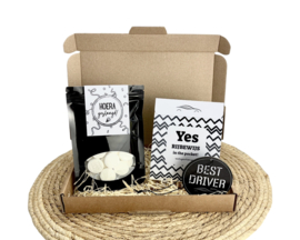 Geslaagd cadeau met pepermuntjes & autogeurhanger