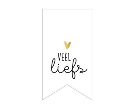 Stickers | Vaantje | 'Veel liefs'