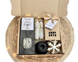 Feestelijk Kerstcadeaupakket "Een warm Kerst knuffel"