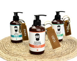 Hair & Body Wash voor hem + gepersonaliseerde sleutelhanger