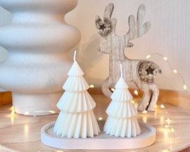Handgemaakte Soja Kerstboom Kaars – Milieuvriendelijk & Vegan