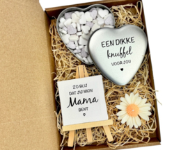 Brievenbus cadeaupakket – Een dikke knuffel voor jou (voor mama of oma