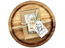 Mini-lichthuisje (5 x 3 cm) incl. ledlampje