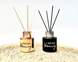 Housewarming Cadeau | Huisparfum Flesje 'Nieuwe Woning'