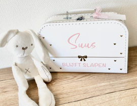 Kinderkoffertje "...blijft slapen"