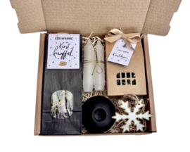 Feestelijk Kerstcadeaupakket "Een warm Kerst knuffel"