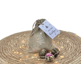 Kerst Cadeau: Theebloemen Set (Lichi Ball & Lily Fairy)