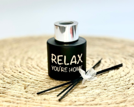 Housewarming Cadeau | Huisparfum Flesje 'Relax You're Home'