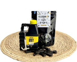 Vaderdag cadeau set – Klusdrop & Body Wash met gereedschap-sleutelhanger