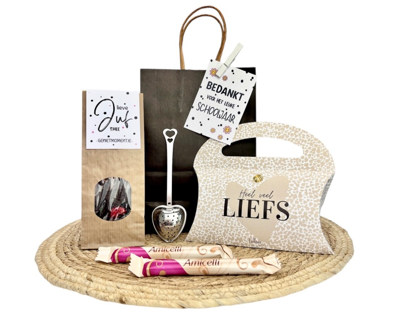 Cadeaupakket juf – Bedankje namens de hele klas